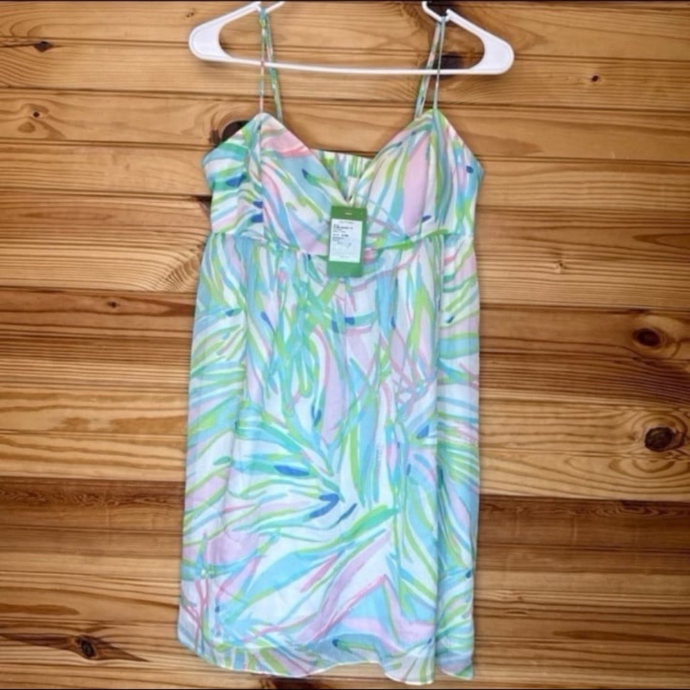 Lilly Pulitzer Dorothy dress in sky blue salute women’s 10 NEW